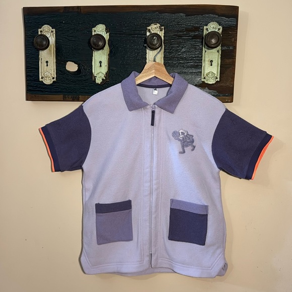 Adidas Purple Hoop York City Shooting Shirt Size Small - Picture 2 of 16